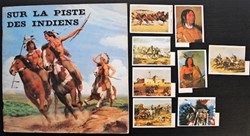 Sur la piste des indiens - Album collecteur d'images Coop 1976