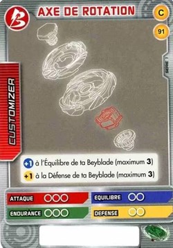 TCG Beyblade - 091/160 - Axe de rotation