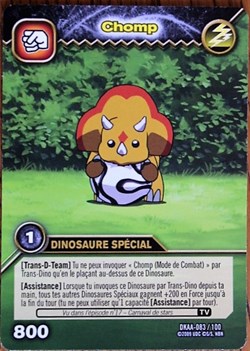 TCG - Dinosaur King - DKAA 083/100 - Chomp