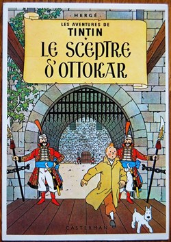 CPM - Tintin - Le sceptre d'Ottokar