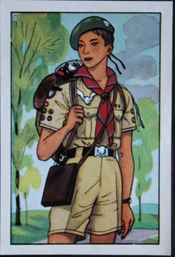 Image / Chromo - La vie fière et joyeuse des scouts - VII-10 - Un raider