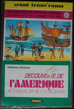 Décorama - Jesco - Tableaux d'histoire - Découverte de l'Amérique (Christophe Colomb)