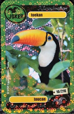 TCG Les héros de notre planète - 010 - Toucan - Rare Brillante