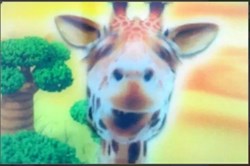 Animaux Cora 2014 - Carte Holographique - Joker 2 - Girafe