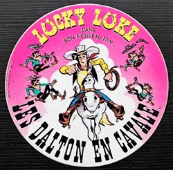 Lucky Luke - Autocollant Les Dalton en cavale - Dargaud