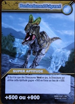 TCG - Dinosaur King - DKBD 058/100 - Bombardement fulgurant
