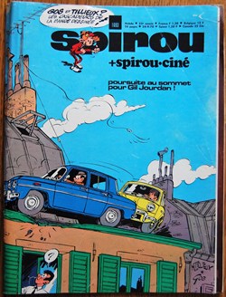 Spirou - 1693 - Couverture : Gil Jourdan + Spirou ciné