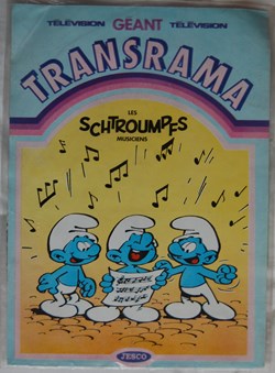 Décorama - Jesco Transrama Géant - Les schtroumpfs musiciens
