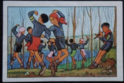 Image / Chromo - La vie fière et joyeuse des scouts - VII-07 - La meute danse