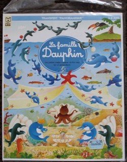 Décorama - Lito - Panoramique - Famille dauphin (La)