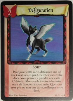 TCG Harry Potter - Set de base - 069 - Défiguration - Peu commune