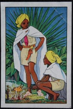 Image / Chromo - La vie fière et joyeuse des scouts - XI-05 - Scouts des Indes