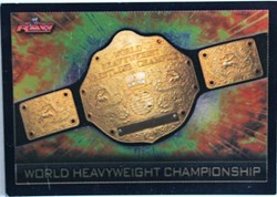 Slam Attax - Carte 040 - World Heavyweight Championship - Rare Foil