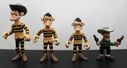 Lucky Luke - Figurines Les Dalton - Dargaud / Schleich 1984