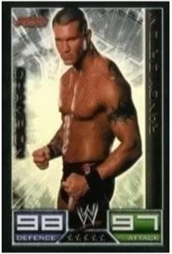 Slam Attax - Carte 009 - Randy Orton Champion - Rare Foil