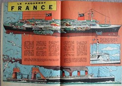 Encart central - Le paquebot France