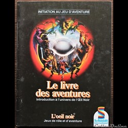 Jeu de rôle - Oeil noir (L') - Livre des aventures (Le)