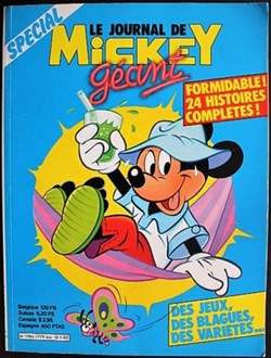 Le journal de Mickey (Après guerre) - 1779 Bis - Supplément 07/1986