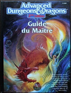 Jeu de rôle - AD&D2 - Guide du maître