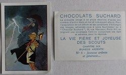Image / Chromo - La vie fière et joyeuse des scouts - XIX-06 - Jeunesse ardente et généreuse