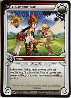 Wakfu TCG - 2011 - Dofus Collection - 074 - Coup critique - peu commune