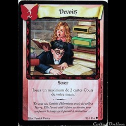 TCG Harry Potter - Set de base - 090 - Devoirs - Commune