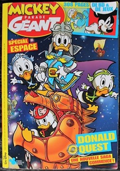 Mickey Parade (2ème série) - N°356 - Spécial Espace - Donald Quest, une nouvelle saga commence