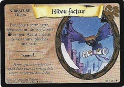 TCG Harry Potter - Set de base - 021 - Hibou facteur - Rare