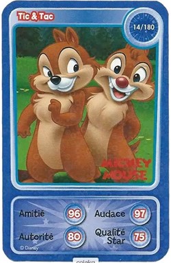 TCG Disney Auchan 2010 - 014 - Tic & Tac - Brillante