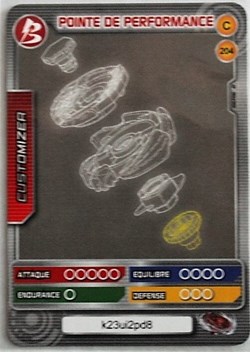 TCG Beyblade - 204/240 - Pointe de performance