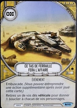 Star wars Destiny - L'âme de la rebellion - Cartes 109 à 116