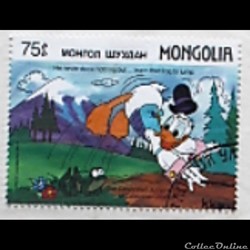 Timbre - Donald Duck - Mongolia - 0,75