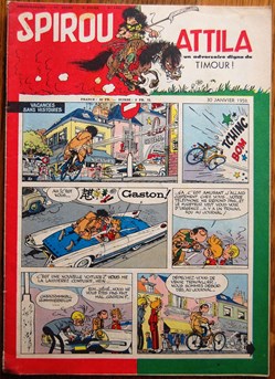Spirou - 1033 - Couverture : Gaston Lagaffe