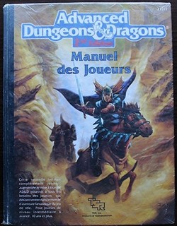 Jeu de rôle - AD&D2 - Manuel des joueurs