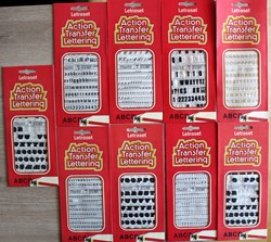 Décalcomanies - Letraset - Lettering