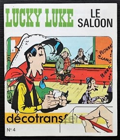 Décorama - Dargaud Décotrans N°4 - Lucky Luke ; Le saloon