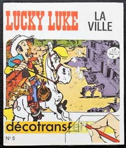 Décorama - Dargaud Décotrans N°5 - Lucky Luke ; La ville