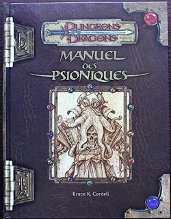Jeu de rôle - D&D3 - Manuel des psionniques