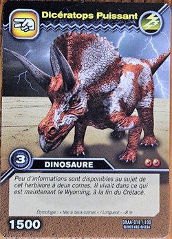 TCG - Dinosaur King - DKAA 018/100 - Dicétarops puissant