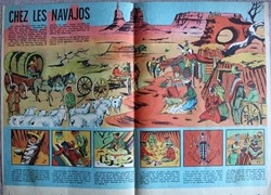 Encart central - Chez les Navajos - Indiens d'Amérique