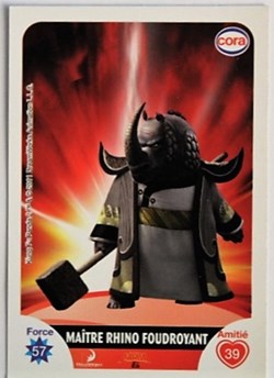 Dreamworks Cora 2011 - C042 - Kung Fu Panda - Maître rhino foudroyant