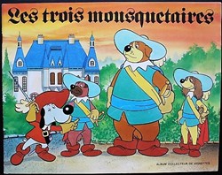 Les trois mousquetaires - Album collecteur de vignettes - A.G.E. 1984