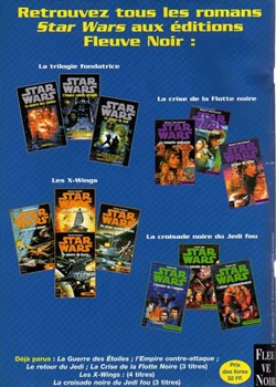 Publicité Star Wars - Livres Romans - 1999