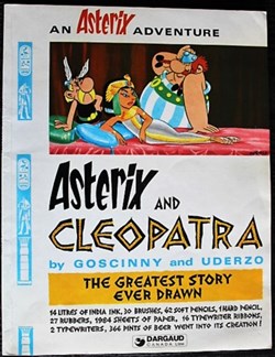 Album Anglais - Astérix - 06 - Astérix and Cleopatra - Rééd. 1980