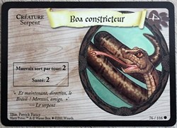 TCG Harry Potter - Set de base - 076 - Boa constrictor - Commune