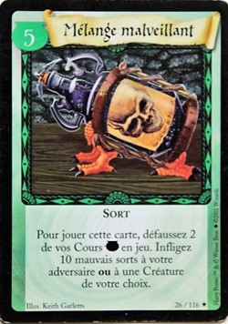 TCG Harry Potter - Set de base - 026 - Mélange malveillant - Rare