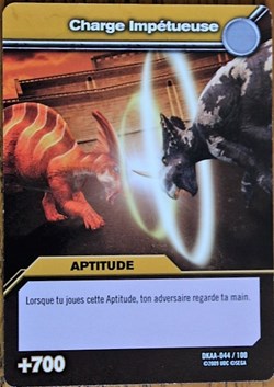 TCG - Dinosaur King - DKAA 044/100 - Charge impétueuse