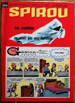 Spirou - 1274 - Couverture : Gaston Lagaffe