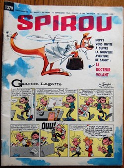 Spirou - 1379 - Couverture : Gaston Lagaffe