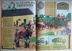 Encart central - Au temps des diligences - XVIII ème siècle
